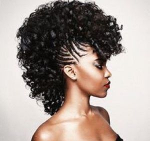 40 Mohawk Hairstyles For Black omen - Part 9 Mohawk Hairstyles For Women, Braided Mohawk, Braided Mohawk Hairstyles, Curly Mohawk, Mohawk Styles, Mohawk Braid, Natural Braids, Mohawk Hairstyles, Medium Short Hair