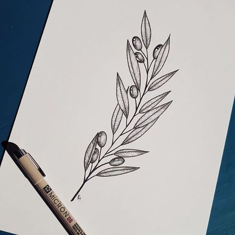 Olive Branch Drawing, Buddha Tattoo Sleeve, Olive Branch Tattoo, Branch Drawing, Branch Tattoo, Buddha Tattoo, I Love Drawing, M Instagram, Love Drawing