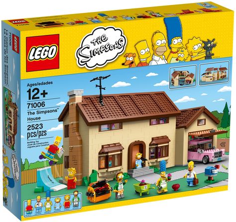 71006 Simpsons House, Lego Simpsons, Homer And Marge, Krusty The Clown, Lego Worlds, Lego House, Buy Lego, Homer Simpson, Lego Building