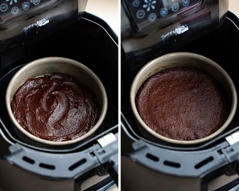 Air Fryer Brownies {For Two} are the perfect dessert to share on any occasion and this chocolate treat is made in an air fryer! Air Fryer Dessert, Desserts, Air Fryer Recipes, Brownies in Air Fryer, Air Fryer Brownies, Brownies for two, chocolate brownies from scratch, homemade brownie mix, homemade brownie recipe, i am baker, iambaker, chocolate , brownies Airfryer Brownies, Desserts Air Fryer, Brownies For Two, Air Fryer Brownies, Air Fryer Dessert, Homemade Brownie Recipe, Homemade Brownie Mix, Homemade Brownie, Butter Cookies Easy