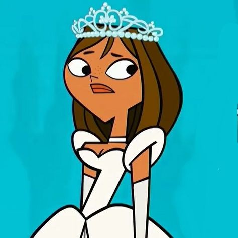 Total Drama Courtney Aesthetic, Total Drama Island Pfp Brown Hair, Courtney A Tutto Reality, Brown Hair Aesthetic Cartoon, Courtney Total Drama Pfp, Courtney Total Drama Aesthetic, Total Drama Courtney, Tdi Pfps, Brown Hair Green Eyes