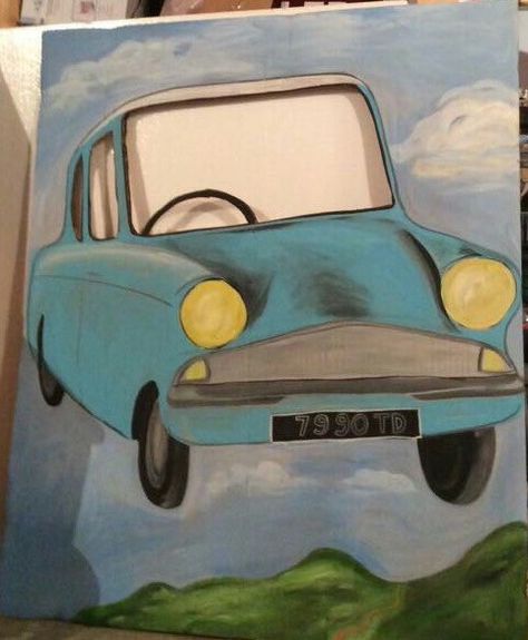 Harry Potter Flying Car, Boat Parade, Flying Car, Harry Potter Theme, Harry Potter Party, Diy Gifts, Harry Potter, Felt, Gifts