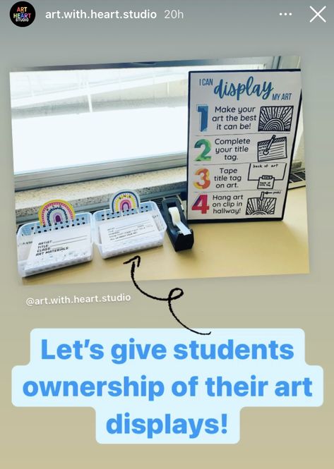 Art Teacher Organization, Art Classroom Setup Elementary, Middle School Art Room Decor, First Year Art Teacher, Art Classroom Set Up, Tab Art Room Elementary, Art Teacher Hacks, Elementary Art Classroom Setup, Art Classroom Setup