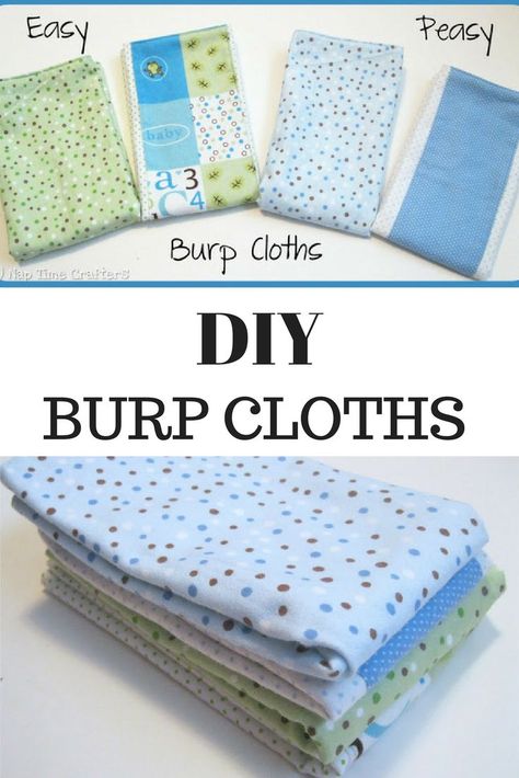 Diy Burp Cloths, Homemade Burp Cloths, Baby Burp Cloths Diy, Burp Cloth Tutorial, Burping Cloths, Perlengkapan Bayi Diy, Contoured Burp Cloth, Burp Cloths Diy, Burp Cloth Patterns