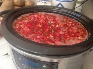 Crock Pot Borscht, Slow Cooker Borscht, Slow Cooker Borscht Soup Recipe, Borscht Soup Recipe Crock Pot, Crockpot Borscht Soup, Borscht Crockpot, Borst Soup Borscht Recipe, Crockpot Borscht, Russian Borscht