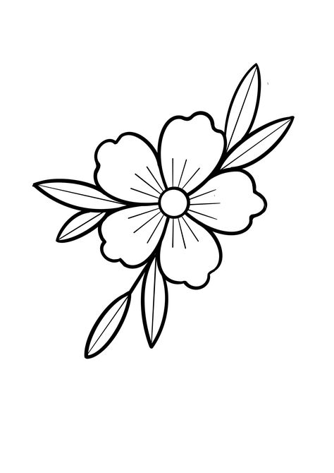 Explore the essence of traditional tattoo outlines. Discover bold lines and iconic symbols in our collection. Ideal for artists and enthusiasts alike, these outlines showcase classic designs from nautical to floral themes. #TraditionalTattoo #TattooOutline #ClassicDesigns #TattooArt #InkInspiration Flower Embroidery Pattern Free Templates, Traditional Tattoo Outline, Flower Tattoo Stencils, Simple Flower Drawing, Easy Flower Drawings, Flower Pattern Drawing, Tattoo Outline Drawing, Flower Line Drawings, Drawing Stencils