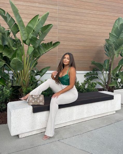 NICOLE MADDIE | fashion inspo on Instagram: "Loved this @shoppriceless top so much in white, I had to get it in green ✨ this top + pants are perfect statement pieces you can mix & match for so many different outfits! Outfit linked on my LTK in bio - discount code NICOLE25 to save $! #falloutfits #outfitideas #fallfashion #outfitinspo" Fly Fits, Different Outfits, Discount Code, Be Perfect, Mix Match, Statement Pieces, Get It, Vision Board, Fall Outfits