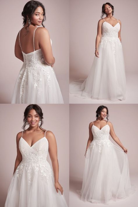 Wedding Dress For Round Shape, Classic Wedding Dress Timeless Classy Plus Size, Wedding Dresses Size 16 Curvy Bride, Midsize Bride Wedding Dress, Midsize Bride, Rebecca Ingram Wedding Dresses, Rebecca Ingram, Georgia Dress, Planning Board