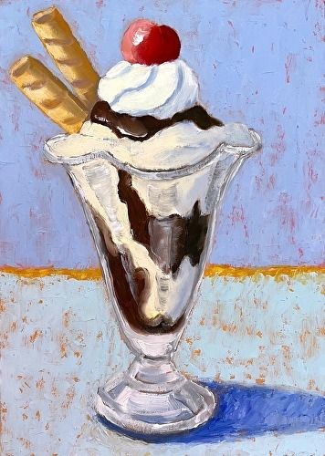 Chocolate Sundae, Americana Aesthetic, Drawing Inspo, Art Show, Art Boards, Drawings, Art