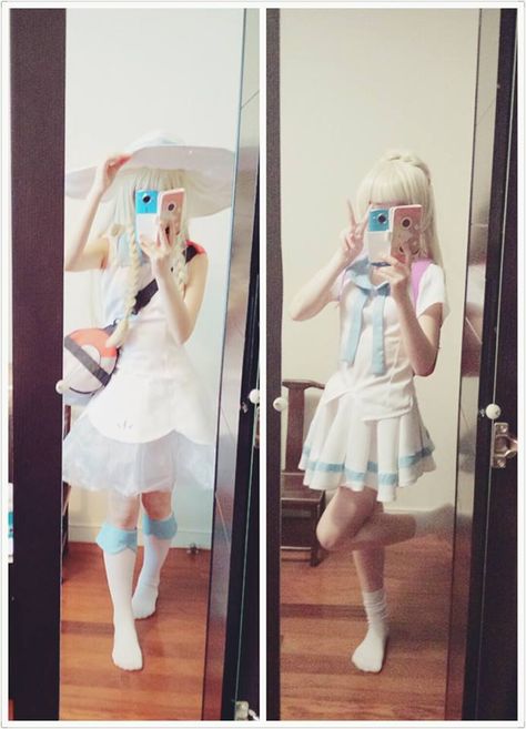 Lillie Cute Cosply By: 翠_Seika Pokemon Costumes, Pokemon Halloween, Pokemon Cosplay, Yokai Watch, Amazing Cosplay, Pokemon Characters, Pokémon Tcg, Cosplay Outfits, Halloween Cosplay