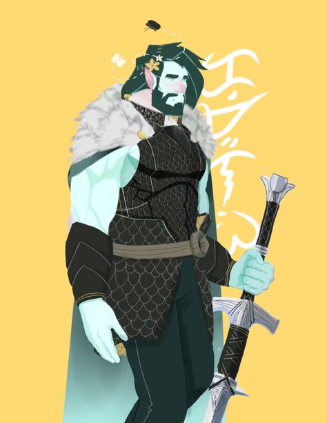 Dnd Firbolg Paladin, Firbolg Ranger, Firbolg Art, Dnd Ranger, Ranger Dnd, Dnd Npc, Dnd Campaign, Pathfinder Character, Dnd Ideas