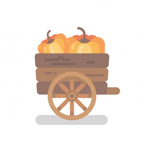 Wooden pumpkin cart with two pumpkins flat illustration Vector | Premium Download Pumpkin Cart, Fish Coloring, Wooden Cart, Pumpkin Illustration, Pumpkin Carriage, Wooden Pumpkins, Graphic Editing, Flat Illustration, Art References