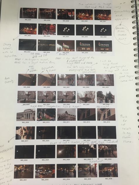 Another page of my contact sheets from Madrid. One thing I found was that I didn't actually get what I wanted from Madrid, as I needed to improve on my photography skills due to my lack of knowledge in the area, and so I had to learn through practice and also talking to the photography students on the trip. From all this learning I then could go to Coventry when I got back home to retry and take the style of photographs that I was originally after. Photography Contact Sheet Gcse, Contact Sheets Photography, Photography Contact Sheet, Contact Sheet Sketchbook, Contact Sheet Art, Contact Sheet Photography, Art Documentation, Photography Layout, Photography Art Book