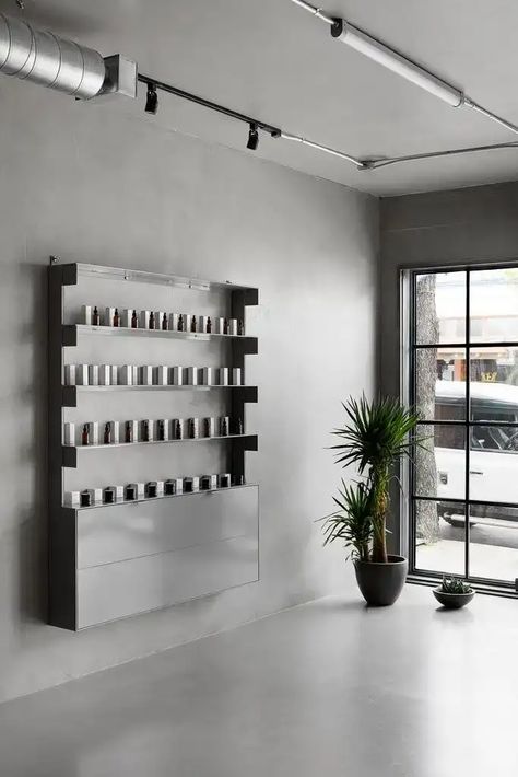 Exposition Photo, Hair Salon Interior, Barbershop Design, Spatial Design, 카페 인테리어 디자인, Salon Interior Design, Retail Store Design, Retail Interior, Desert Plants