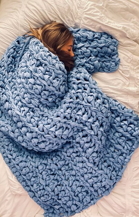 Knit Weighted Blanket, Jersey Bedding, Sensory Blanket, Weighted Blankets, Heavy Blanket, Knit Machine, Chunky Blanket, Chunky Knit Blanket, Weighted Blanket