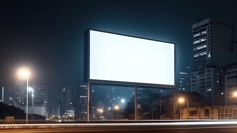 Empty Billboard, Blank Billboard, Photo Advertising, Information Board, Billboard Mockup, Public Information, Outdoor Advertising, Advertising Poster, Street Light