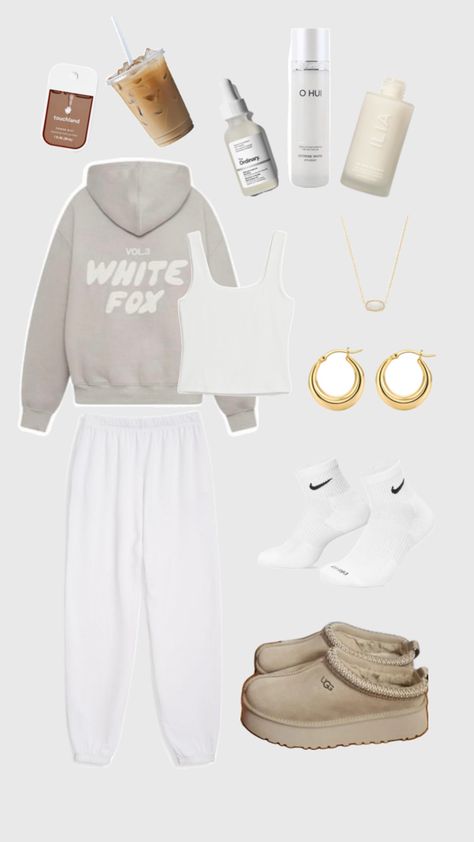 clean, cute Clean Trendy Outfits, Basic Vanilla Girl Outfits, Clean Girl Outifts, Cute Clean Girl Outfits, Clean Girl Aesthetic Outfits Winter, Days Of The Week Outfits, Cleangirlaesthetic Outfits, White Clean Girl Aesthetic, Clean Girl Wardrobe