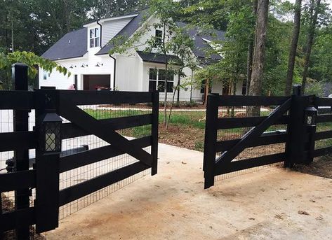 Protect Your Property with a Secure Driveway Entrance Gate. Driveway Entrance Gate, Driveway Gate Design, Driveway Gate Ideas, Solar Gate Opener, Electric Driveway Gates, Wood Gates Driveway, Property Gates, Gate Design Ideas, Metal Driveway Gates