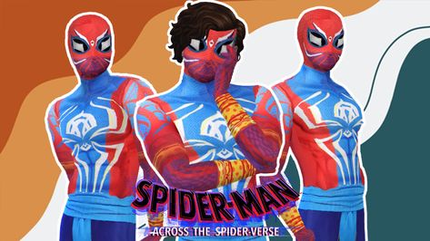 Spiderman India, Spiderman Across The Spiderverse, Spiderman Across The Spider Verse, Across The Spider Verse, Sims 4 Cc Finds, Sims 4 Cc, Spider Verse, Custom Content, Marvel Spiderman