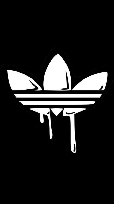 Adidas Logo Art Graphics, Adidas Logo Art, Adidas Wallpaper Iphone, Adidas Wallpaper, Simple Wall Paintings, Adidas Logo Wallpapers, Juventus Wallpapers, Adidas Art, Funny Vinyl Decals