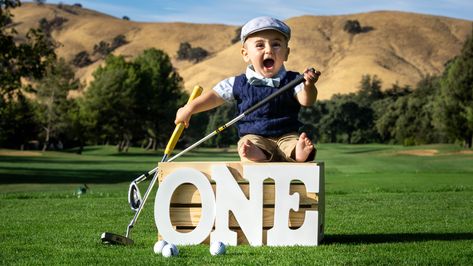 Hole in one first birthday party Hole In One First Birthday Photo Shoot, Hole In One Birthday Photoshoot, Hole In One First Birthday Pictures, Hole In One Photo Shoot, Golf First Birthday Pictures, Golf 1st Birthday Photoshoot, Golf First Birthday Photoshoot, Hold In One First Birthday, A Hole In One First Birthday