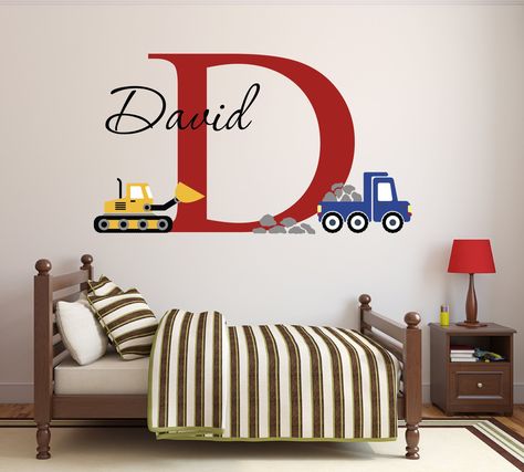 Room Art Decor, Toddler Boys Room, Boys Nursery, Baby Room Art, Vinyl Decor, Nursery Decals, Name Wall Decals, Nursery Baby Room, Toddler Bedrooms