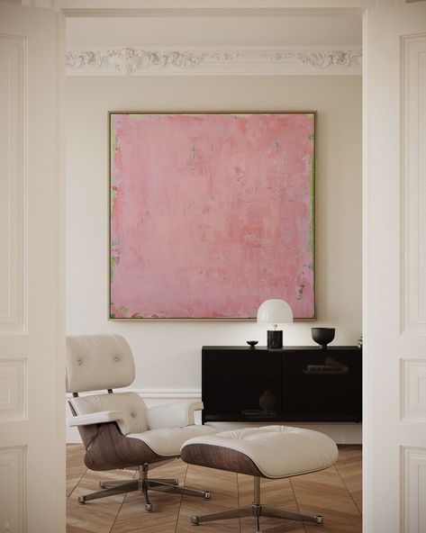 ORIGINAL ABSTRACT PAINTING Xlarge Canvas Art Minimalist Painting Blush Pink Abstract Acrylic Painting Art Textured Art Custom Painting - Etsy Abstract Painting Home Decor, Living Room With Pink Walls, Blush Interior, Bedroom Canvas Art, Colourful Abstract Art, Living Room Paintings, Apartment Painting, Abstract Acrylic Art, Pink Abstract Painting