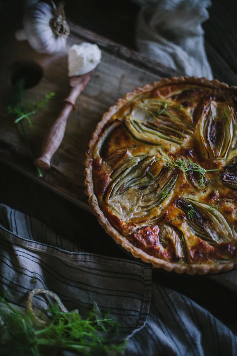 Goat Cheese Tart, Cheese Tart, Goats Cheese, Cheese Tarts, Savory Tart, Fennel, Food For Thought, Savoury Food, Wine Recipes