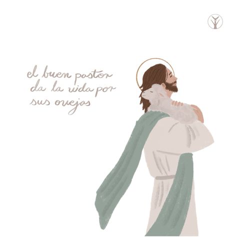 Ilustración católica del Buen pastor de descubriendonos amados Catholic Images, Software, Jesus