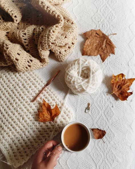 I couldn't wait until tomorrow to start my Autumn aesthetic! 🍂 @yarnbae #fall #autumn #yarn #crochet #woolandthegang Autumn Knitting, Zombie Prom, Prom Queen, Queen Costume, Fall Inspiration, Flat Lay Photography, Fall Feels, Autumn Cozy, A Cup Of Coffee