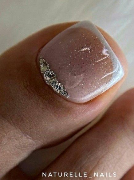 Formal Pedicure Ideas, Diamond Toes Nails, Toes Nails Ideas, Toes Nails Colors, Toe Nail Designs For Summer, Toes Nail Art, Foot Nail Art, Glitter Toe Nails, Easy Toe Nail Designs