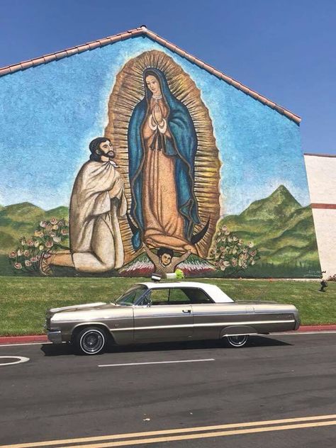 Chicano Love, Estilo Cholo, Virgin Mary Art, Mexican Culture Art, Chicana Style, Cholo Art, Lowrider Art, Virgin Of Guadalupe, Chicano Drawings