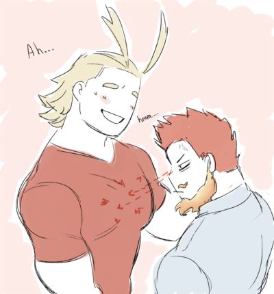 All Might X Endeavor Fanart, Todoroki Enji, Mha Boys, My Hero Academia Eraserhead, Toshinori Yagi, My Hero Academia 2, All Might, Clear Card