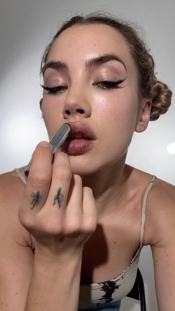 Isamaya French   @isamayabeauty Vanity Lip Balm Isamaya French, Dream Dark, Dark Wedding, Makeup Inspiration, Lip Balm, The Balm, Hair Makeup, Vanity, Lips