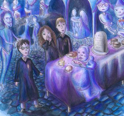 Deathday Party, Nearly Headless Nick, Ghost Friends, Moaning Myrtle, Ron And Hermione, Harry Potter Films, Harry Potter Film, Hogwarts Express, Harry Potter Books