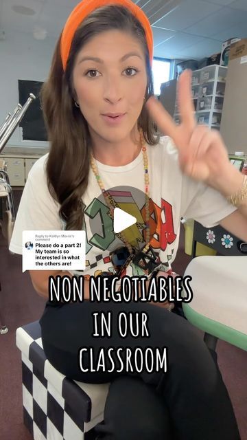 Sydney Rawls on Instagram: "Part two: non negotiables in our classroom #teacher #teachersofinstagram #igteacher #instagramteachers #classroommanagement #classroommanagementstrategies #teachertired #teachers" Classroom Non Negotiables, Sen Classroom Ideas, Sen Classroom, Non Negotiables, Teacher Tired, Classroom Management Strategies, Organization Skills, Classroom Teacher, Classroom Management