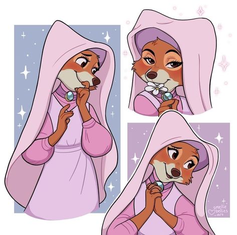 Robin Hood Fanart, Maid Marian Disney, Imaginary Movie, Robin Hood Disney, Maid Marian, Walt Disney Characters, Fav Character, Artist Instagram, Fox Girl