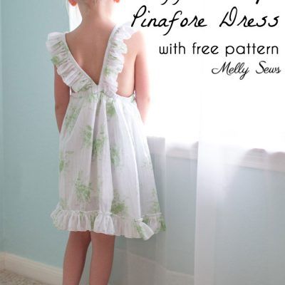 Free sewing patterns for babies, women, men, and kids Peasant Dress Tutorial, Summer Dresses Tutorial, Pinafore Dress Pattern, Melly Sews, Sewing Men, Toddler Apron, Dress Apron, Kids Sewing, Romper Pattern