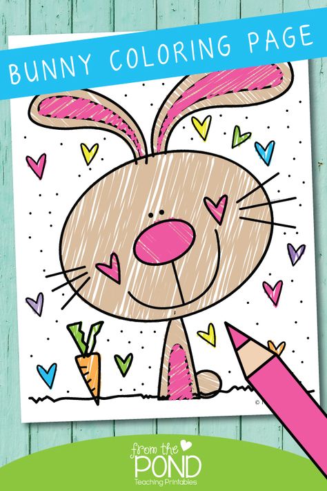 Spring Directed Drawing Kindergarten, Easter Directed Drawing, Bunny Directed Drawing, Directed Drawing For Kids, Directed Drawing Kindergarten, Trin For Trin Tegning, Easter Kindergarten, Easter Classroom, Bunny Coloring