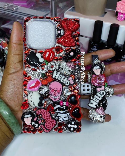 Hella baddie duo ❤️📱🔥 Bundle Junk custom phone case and Ignit-HER LIGHTER !! Have you ordered yours yet ?? Don’t miss out on the slay over here at pressedbyvirgo.com find all of our baddest junk accessories on our “ALL JUNK ACCESSORIES “ category and don’t forget to use code : LIT 🔥 AT CHECKOUT All junk lighters are refillable and reusable! Sold empty as an accessory! Shop site link in bio ! Bling HK and Bows @kashedoutbeauty code: VIRGO #junkbusiness#phonebusiness#phoneaccessories... Junk Lighter Case, Junk Lighter, Junk Case, Diy Cases, Bling Phone Cases, Rhinestone Projects, Bling Crafts, Diy Case, Lighter Case