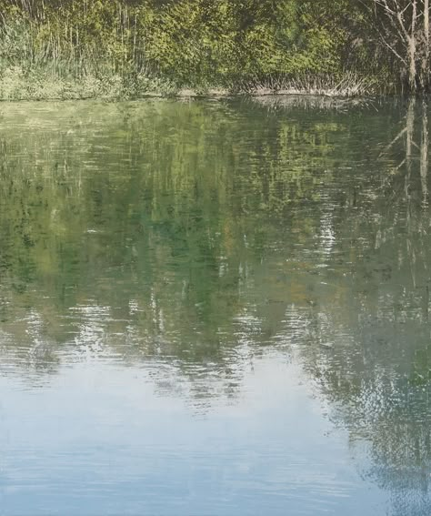 Benoit Paillé, Benoit Trimborn, Water Reflections, Art Station, Mountain Paintings, Impressionist Paintings, London Art, Strasbourg, Fine Art Gallery