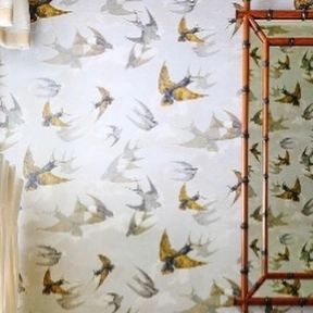 Swallows, Jewel Box, Get Creative, Bathroom Inspiration, Bathroom Design, Wallpapers, Fan, Interior Design, Instagram