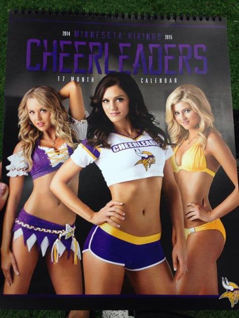 Congrats to our 2014 MVC Calendar Cover Models - Kaylee, Kristin and Kayla! Go Vikes! Vikings Cheerleaders, Minnesota Vikings Football, Live Music Photography, Ice Girls, Vikings Football, Football Cheerleaders, Nfl Outfits, Dallas Cowboys Cheerleaders, Cheerleading Outfits