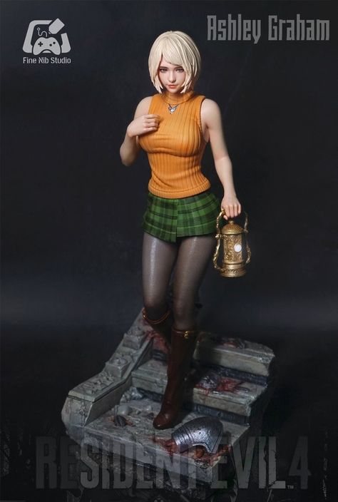 Resident Evil 4 Ashley, Gaming Collection, Resident Evil Girl, Character Statue, Collectibles Toys, Resident Evil Collection, Resident Evil 4, Love My Best Friend, Resident Evil Leon