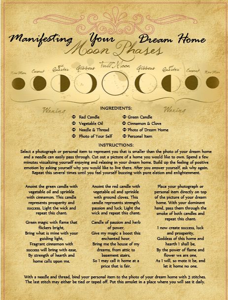 Manifesting Your Dream Home Spell. I did not create this spell. I changed the background, text & formatting to fit with my Book of Shadows. Please use this for your own BOS or share with others. My Book Of Shadows, Wicca For Beginners, Manifestation Spells, Moon Spells, Background Text, Witch Spirituality, Manifesting Dreams, Tarot Astrology, Witch Spell Book