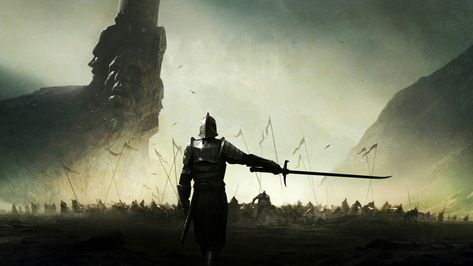 #sword #warrior #sky #knight #army #mortal #rock #adventurer #fighter #1080P #wallpaper #hdwallpaper #desktop Epic Wallpaper, Knight Medieval, Dark Souls Wallpaper, Modest Mouse, Dark Souls 3, Heroic Fantasy, Dark Souls Art, Soul Art, Arte Fantasy