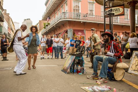 When to go to New Orleans New Orleans Street, Oyster Festival, Bbq Festival, Street Music, Dalmatian Coast, Visit New Orleans, Street Corner, Jazz Fest, Tennessee Williams