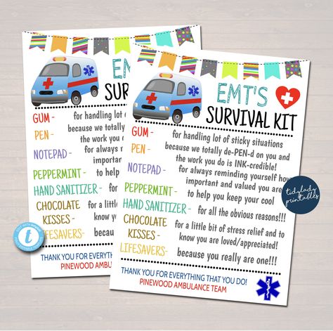 Emt Graduation Party Ideas, Emt Graduation Party, Ems Week Gift Ideas, Future Paramedic, Emt Gifts, Emt School, Candy Boards, Outreach Marketing, Ems Week