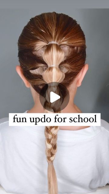 Girls Hair Updos Easy, Easy Back To School Hairstyles For Kids, Girls Updo Hairstyles Kids, Dance Hairstyles Dancers, Hairstyle For Back To School, Kids Updo Hairstyles, Girls Updo Hairstyles, Kids School Hairstyles, Hairstyles Sports