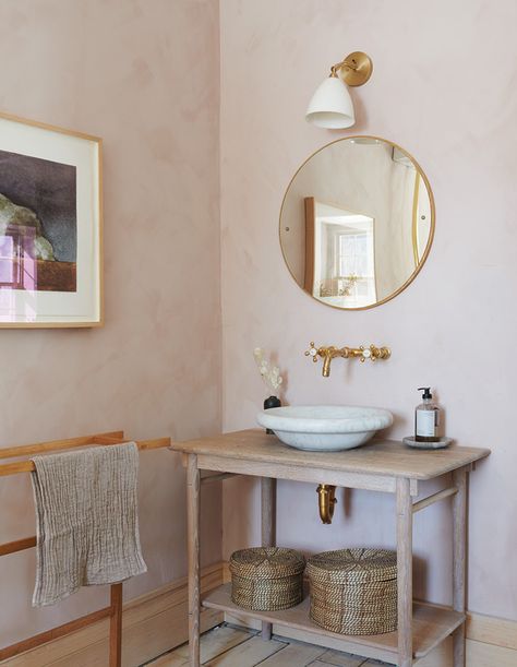 Juli Baker, Pure And Original, Ercol Chair, Marble Tub, Bobby Berk, Rustic Apartment, Fireplace Tile Surround, Lime Paint, Style Parisienne